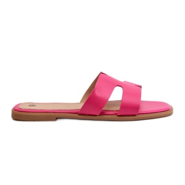 Infradito piatte da donna con ritagli Fucsia Fiviama rosa