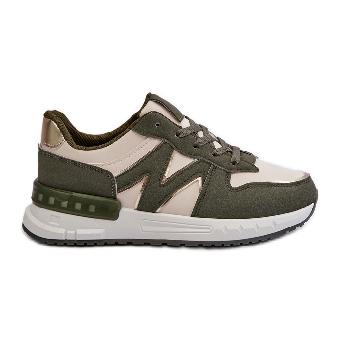 Sneakers da Donna in Eco Pelle, Kaimans Verde