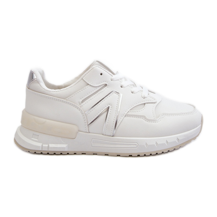 Sneakers da Donna Realizzate in Eco Pelle Bianca Vinelli