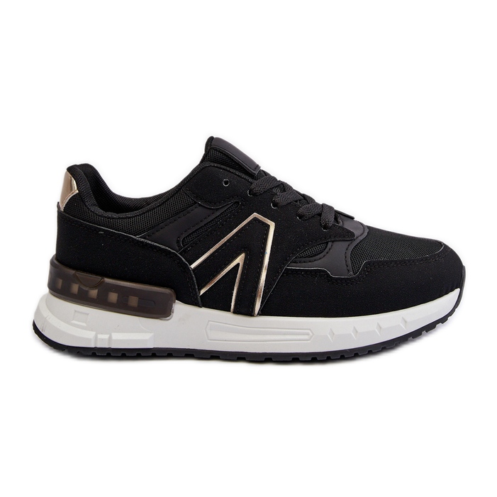Sneakers da Donna Realizzate in Eco Pelle Nera Vinelli nero