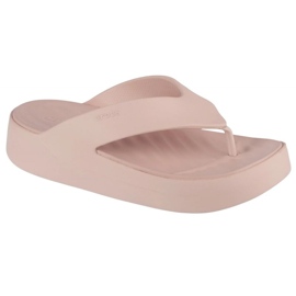 Infradito Crocs Getaway Platform Flip 209410-6UR beige