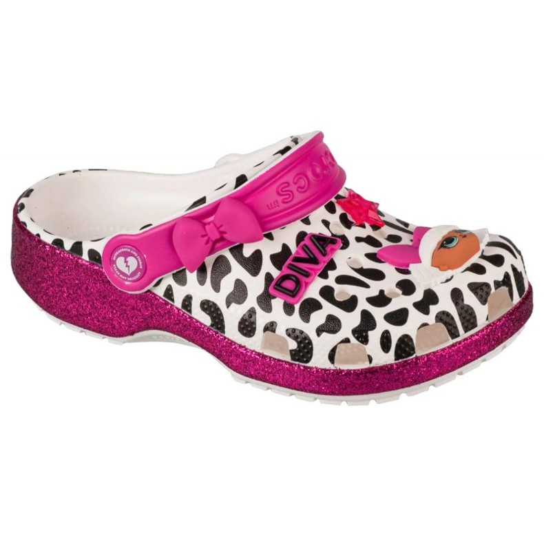 Zoccoli classici per ragazze Crocs Lol Surprise Diva 209465-100 bianca