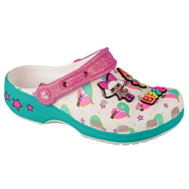 Zoccoli classici per ragazze Crocs Lol Surprise Diva 209466-100 bianco