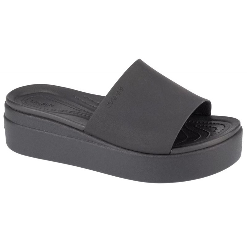 Infradito Crocs Brooklyn Platform Slide 208728-001 nero