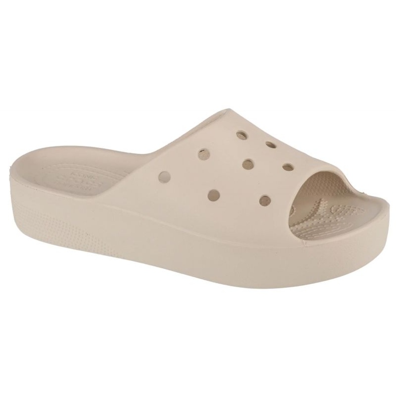 Infradito Crocs Classic Platform Slide 208180-2Y2 beige