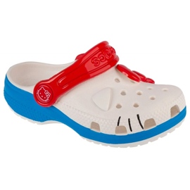 Infradito Crocs Classic Hello Kitty Iam Clog T 209469-100 bianco