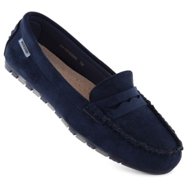 Mocassini Potocki W WOL240B in pelle scamosciata, blu navy