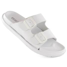 Infradito in schiuma Big Star INT2004B con fibbie, bianche bianco