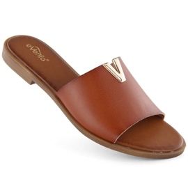 EVento W EVE444B infradito con tacco basso, marrone