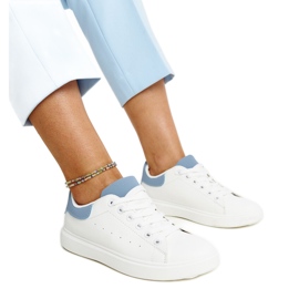 Sneakers bianche con plateau Ariam bianco