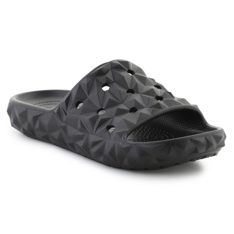 Infradito Crocs Classic Geometric Slide V2 209608-001 nero