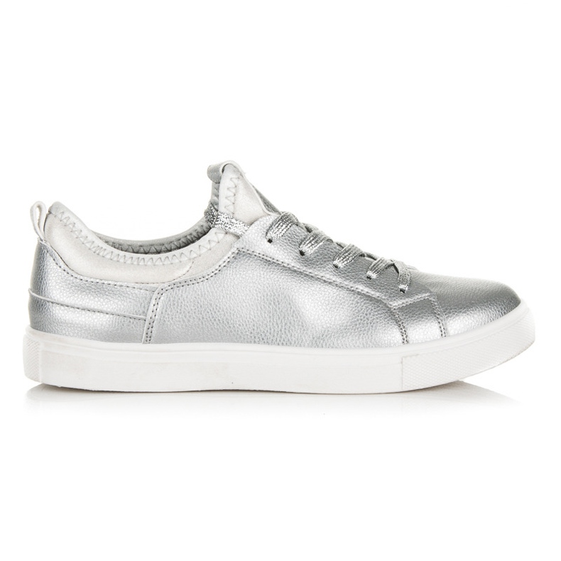 Sneakers stringate da donna grigio