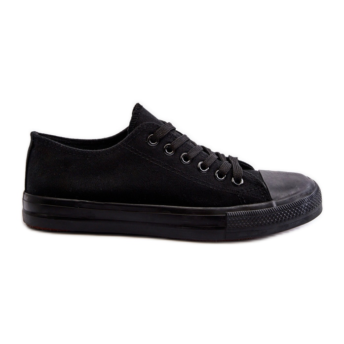 Sneakers Basse Classiche da Donna Nere Caelira nero