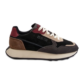 Scarpe da ginnastica da uomo Memory Foam System Big Star NN174357 Nere nero
