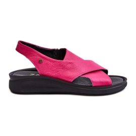 Zazoo 40392 Sandali in pelle da donna Fucsia rosa