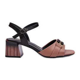 Vinceza Sandali eleganti con tacco alto Natissa Block rosa da donna