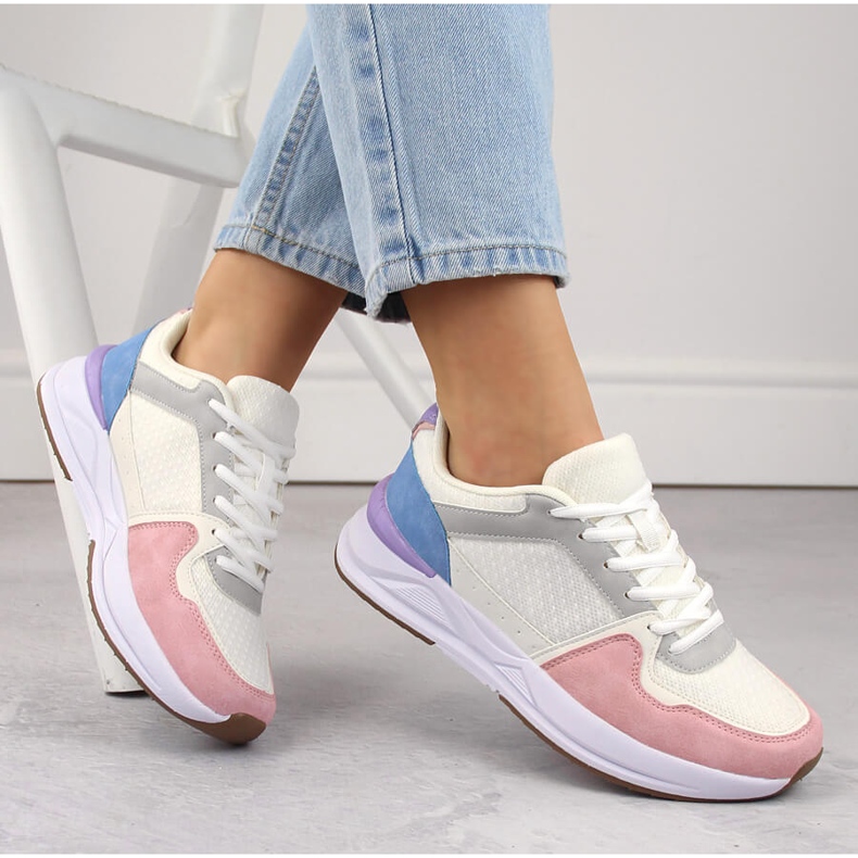Scarpe sportive stringate da donna multicolor Atletico WY23593 multicolore