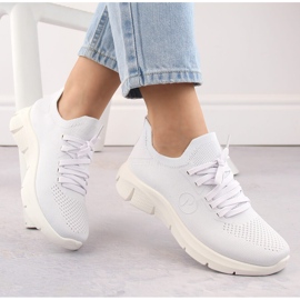 Scarpe sportive bianche da donna Potocki BK01303 bianco