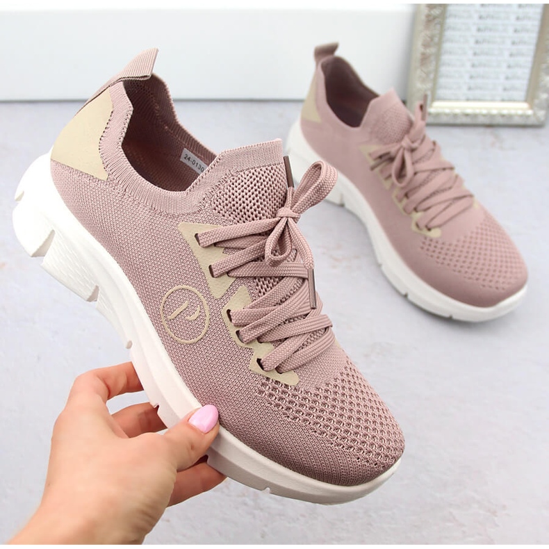Scarpe sportive rosa da donna Potocki BK01303