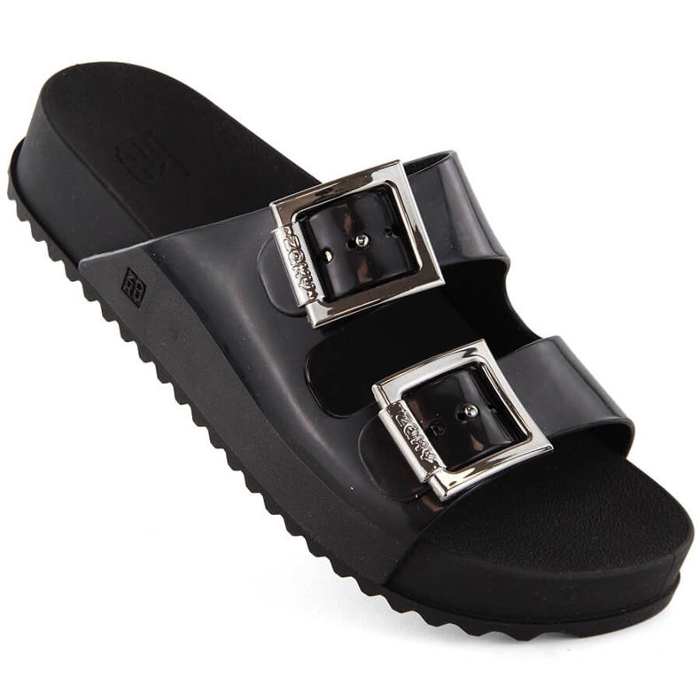 Comode pantofole da donna, profumate, elastiche, in gomma, nere, Zaxy HH285157 nero