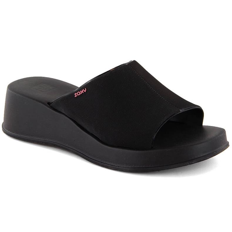 Comode pantofole da donna profumate con zeppa nere Zaxy LL285084 nero