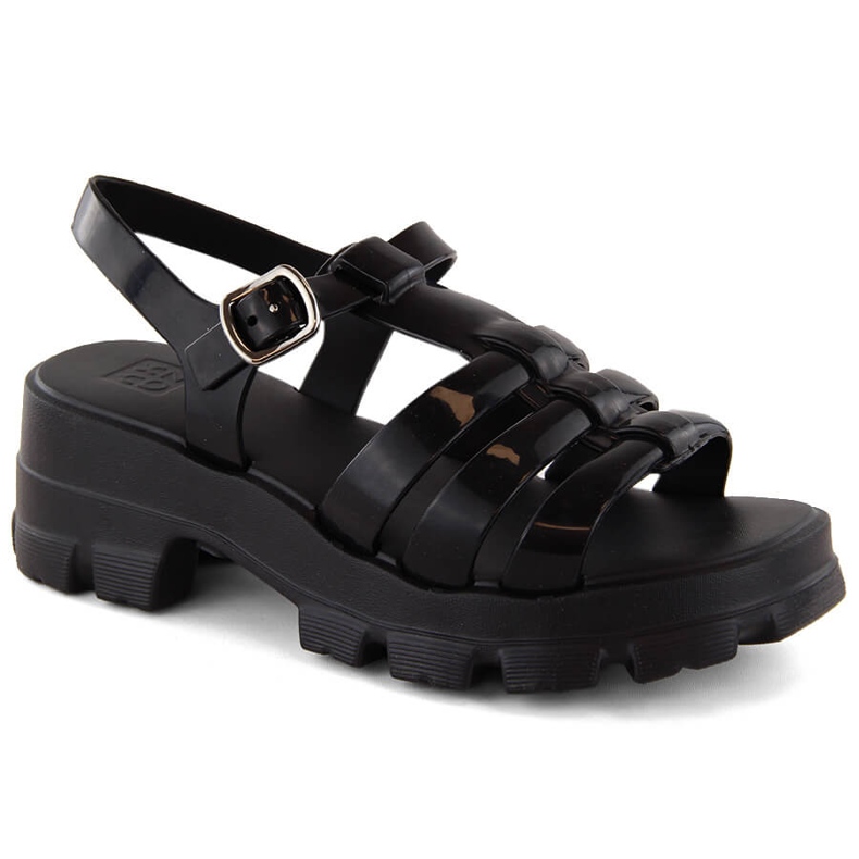 Sandali comodi da donna, profumati, in gomma, neri, Zaxy NN285039 nero