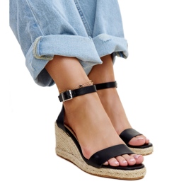 Sandali con zeppa Koura neri nero
