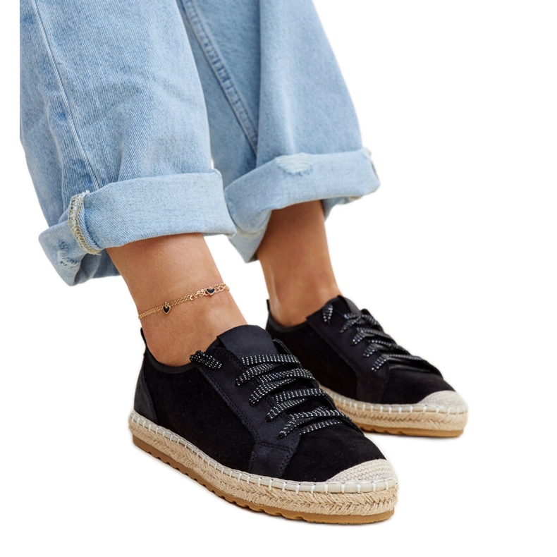 Espadrillas sportive Naila nere nero