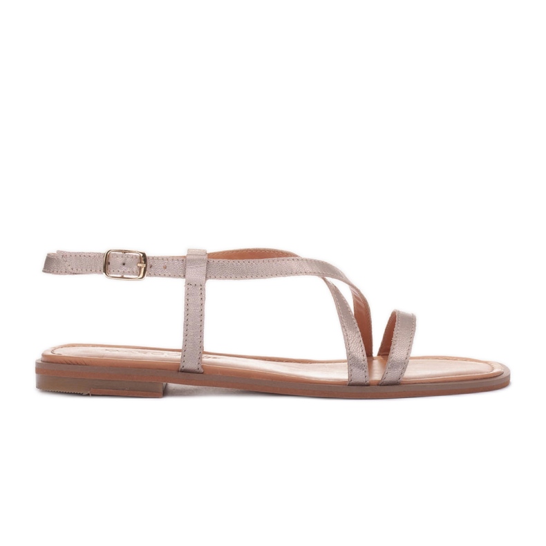 Marco Shoes Sandali con cinturino d'oro