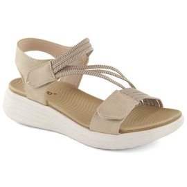 Comodi sandali con velcro eVento W EVE446A, beige