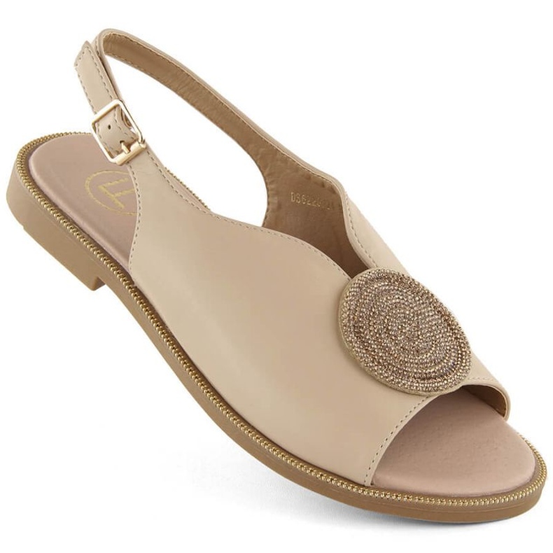 Filippo W PAW542 sandali beige con zirconi