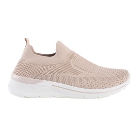 Scarpe fitness da donna color cipria rosa