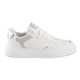 Scarpe da ginnastica bianche da donna bianca