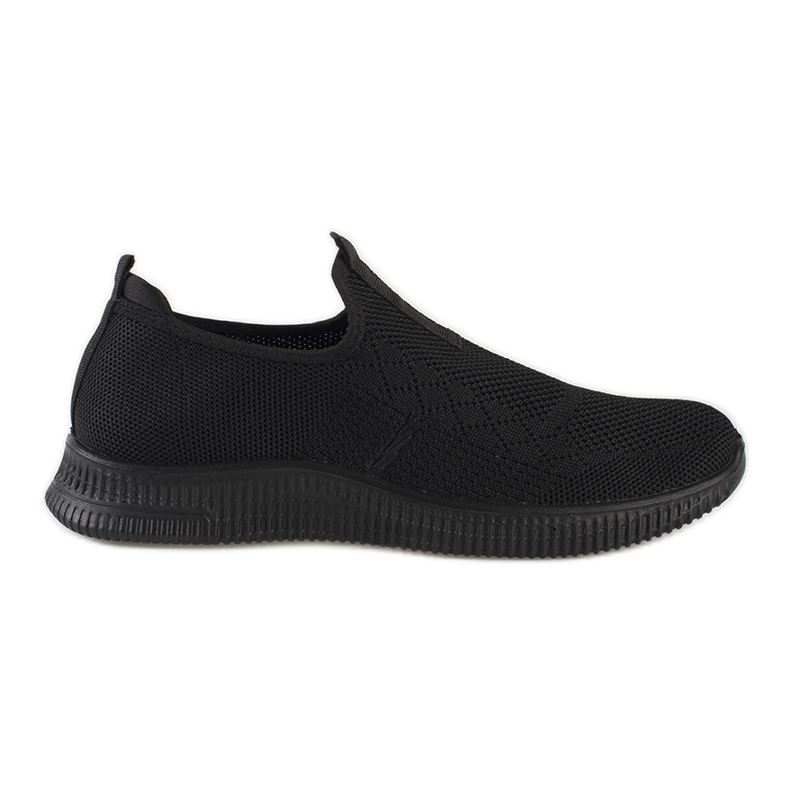 Scarpe sportive slip-on da donna nere nero