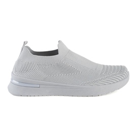 Scarpe sportive slip-on grigie grigio
