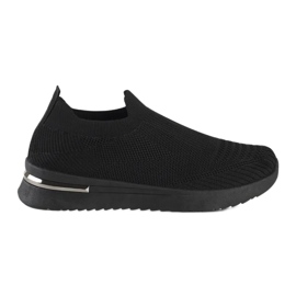 Sneakers nere senza lacci nero