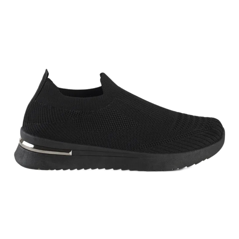 Sneakers nere senza lacci nero