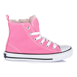 American Club Sneakers alte per ragazze rosa