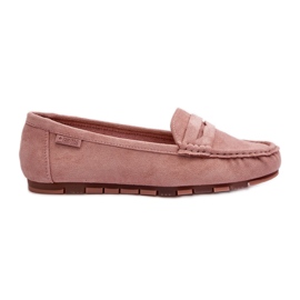 Mocassini da donna in ecopelle scamosciata Big Star NN274928 Memory Foam System Rosa