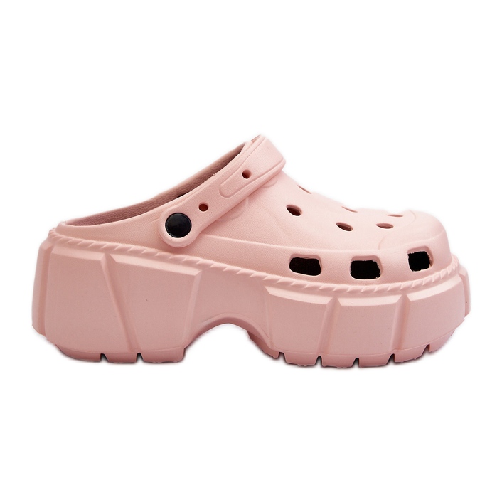 Infradito da donna in schiuma con suola massiccia, Witima rosa