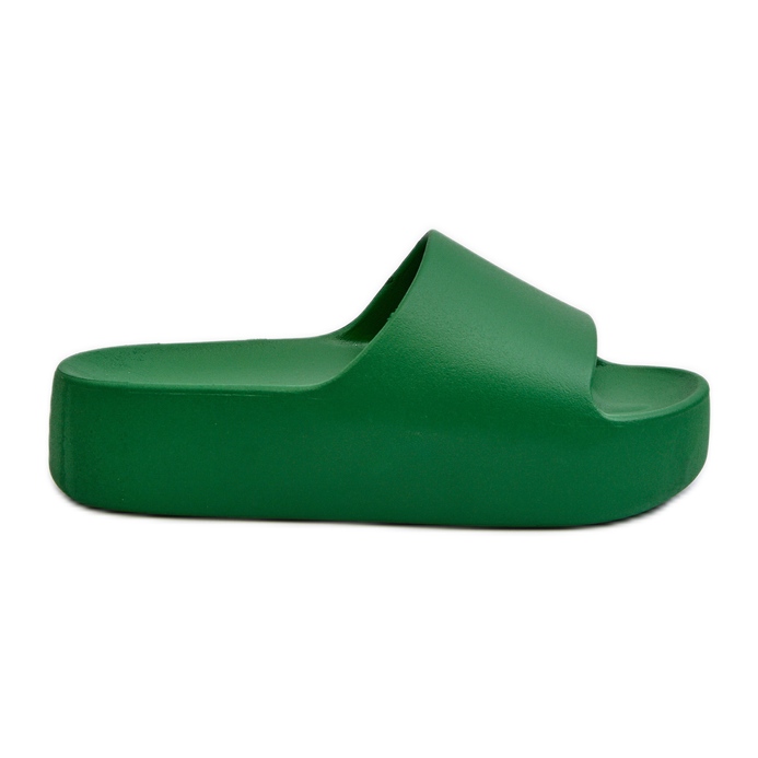 Infradito da Donna Con Suola Spessa, Colore Verde Oreithano