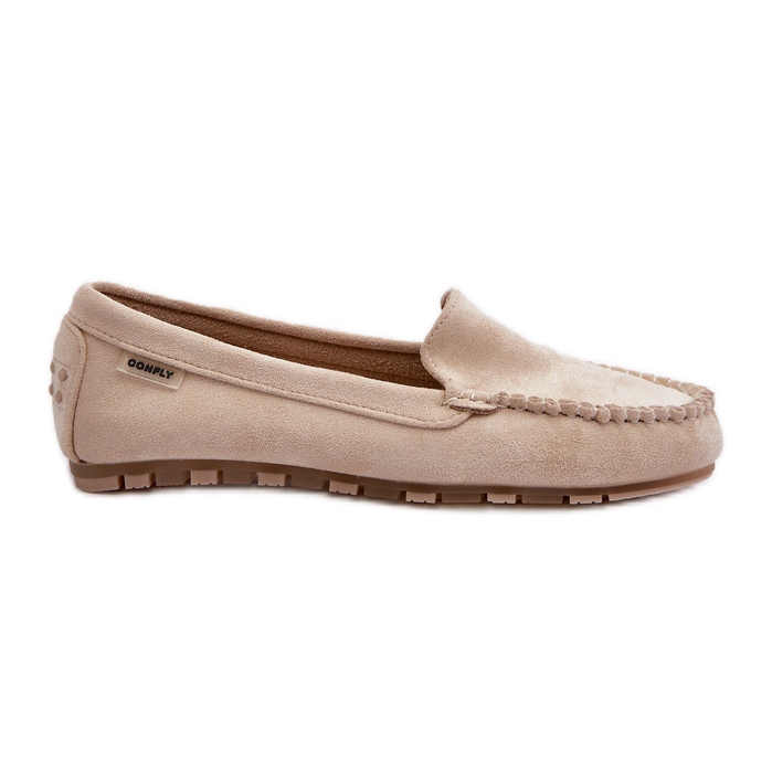 Mocassini da Donna in Eco Camoscio Beige Amrutia