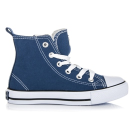 American Club Sneakers alte stringate blu