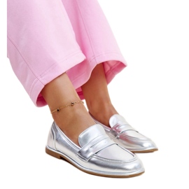 Mocassini Nasia classici argento