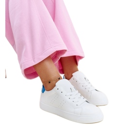 Sneakers Akila bianche e blu bianca