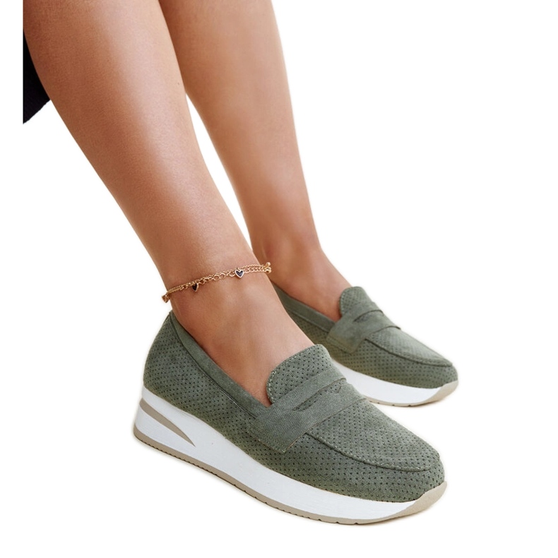 Scarpe Muna traforate verdi verde