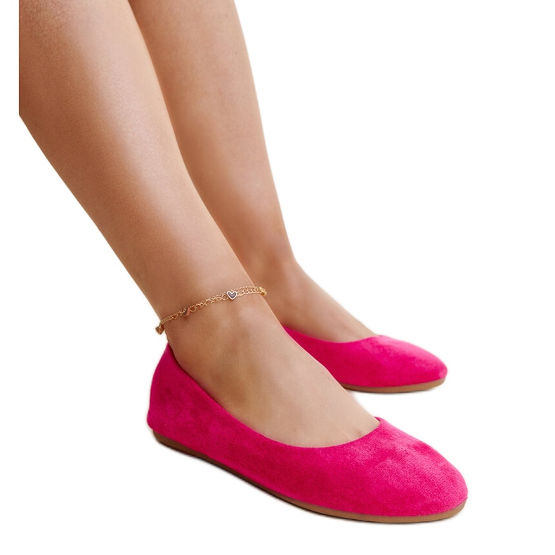Ballerine rosa realizzate in eco suede Jala