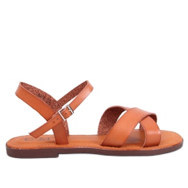 Sandali da donna Herve Apricot marrone
