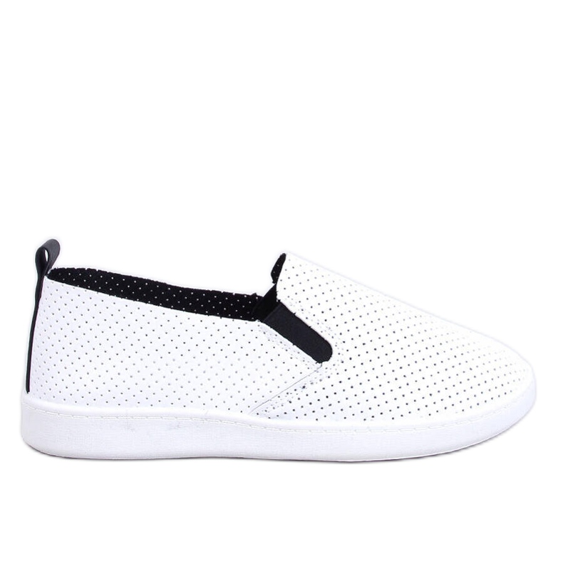 Jousse sneakers slip-on BIANCO/NERO bianca