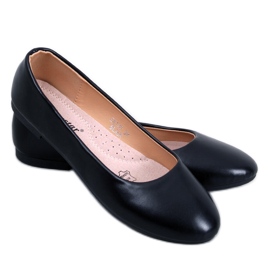 Ballerine con sottopiede in pelle Tova Black nero